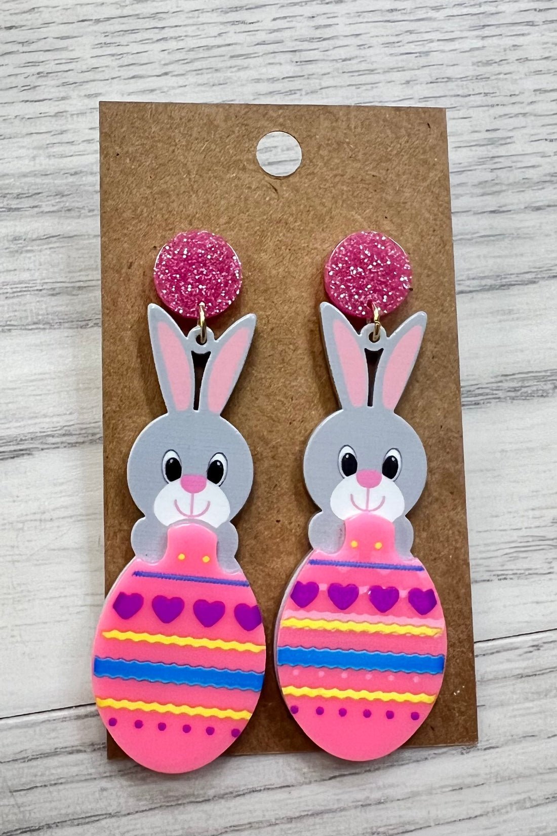 Bunny w/ Egg Earring JEWELRY K Lane&