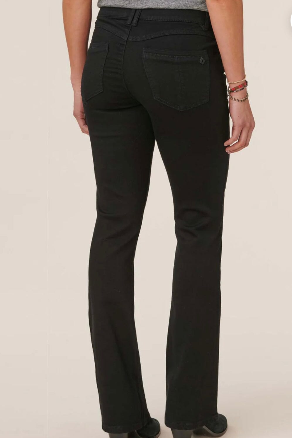 "Ab"solution® Itty Bitty Bootcut Black Jeans BOTTOMS DEMOCRACY