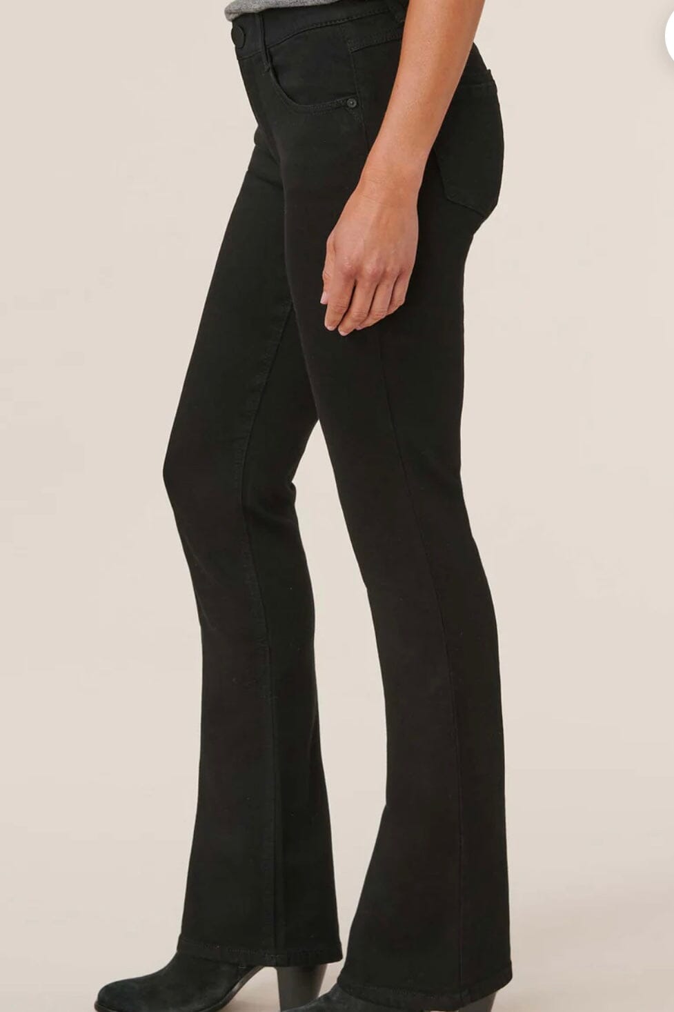 "Ab"solution® Itty Bitty Bootcut Black Jeans BOTTOMS DEMOCRACY