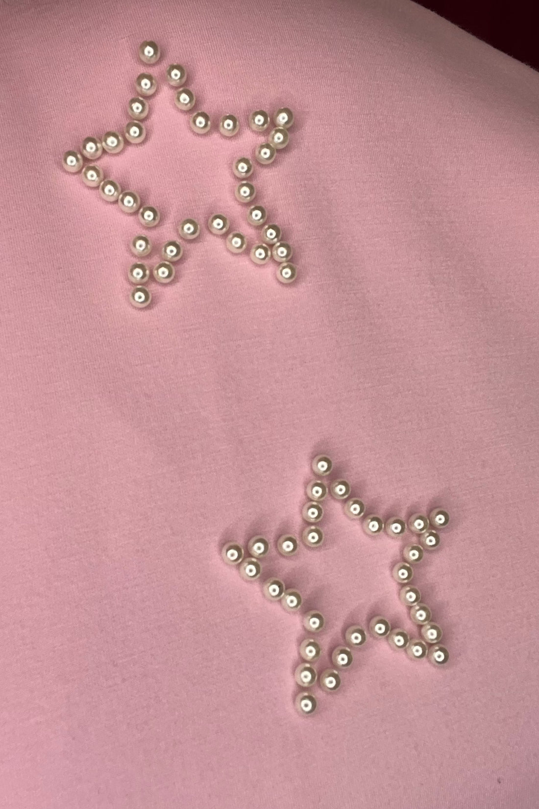 Cropped Crewneck with Pearl Stars JRTOP CASUAL TOP SIMPLY SOUTHERN