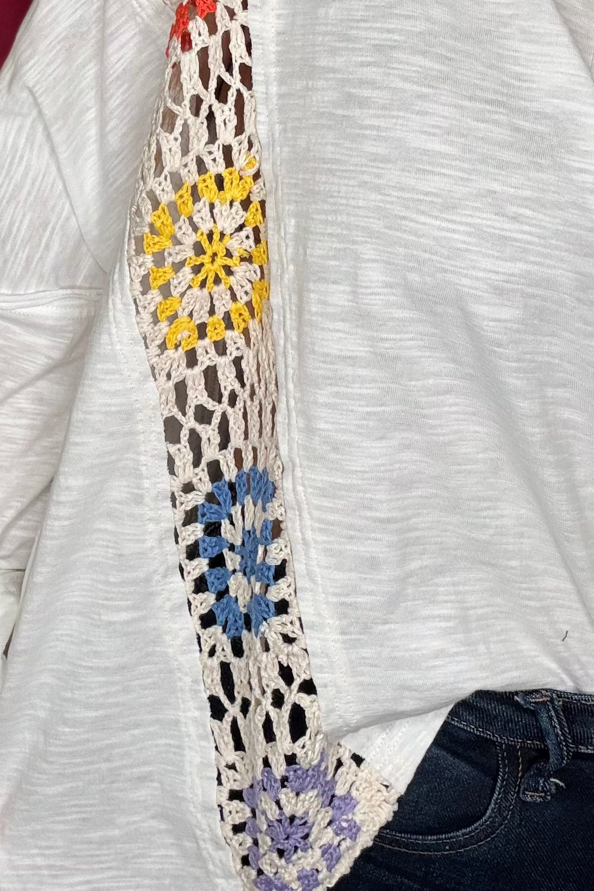 Long Sleeve with Granny Square Detail JRTOP CASUAL TOP K Lane&