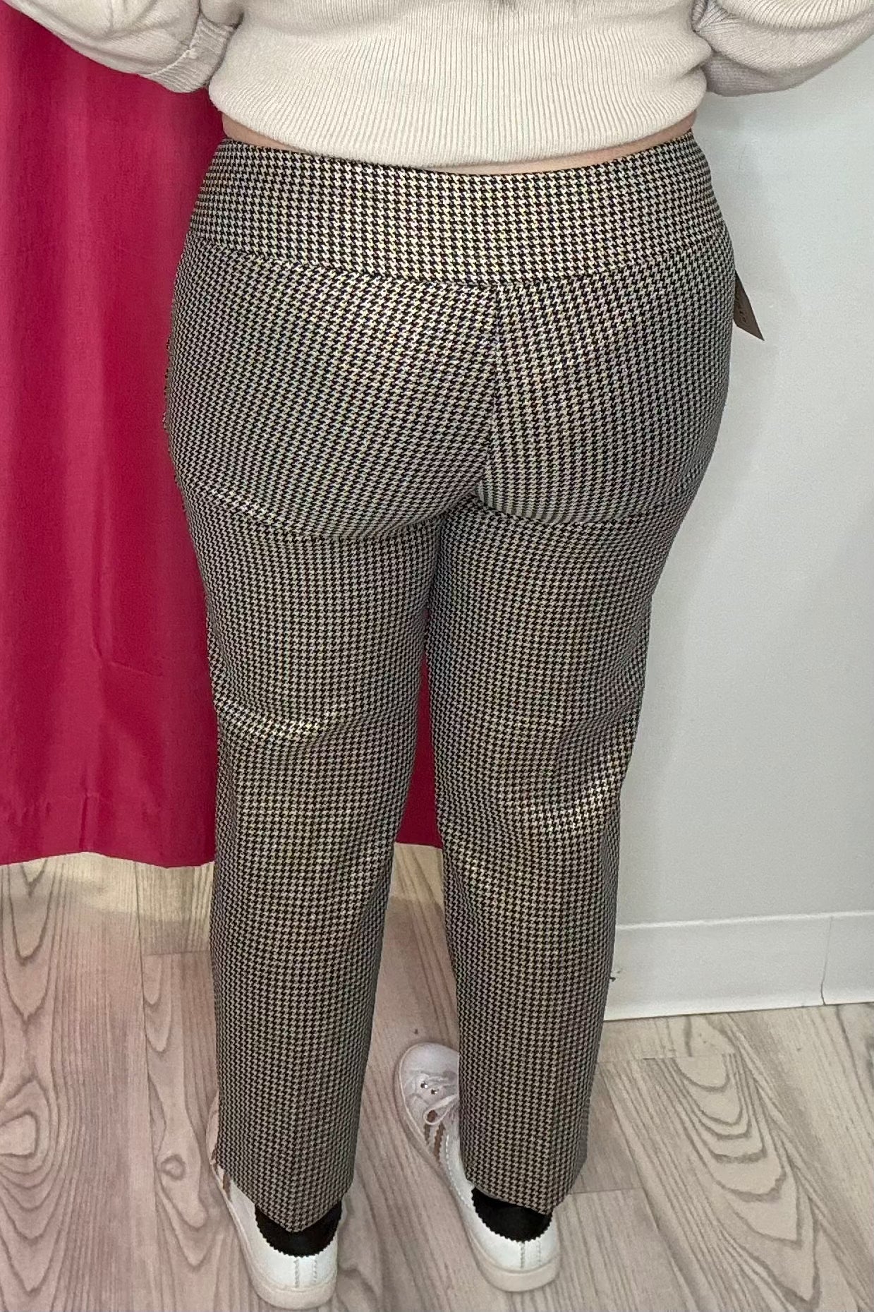 Houndstooth Pull On Pant BOTTOMS ZAC & RACHEL