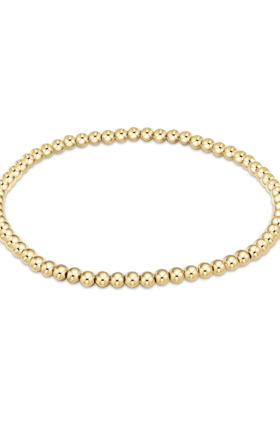 Classic Gold 3mm Bead Bracelet JEWELRY ENEWTON