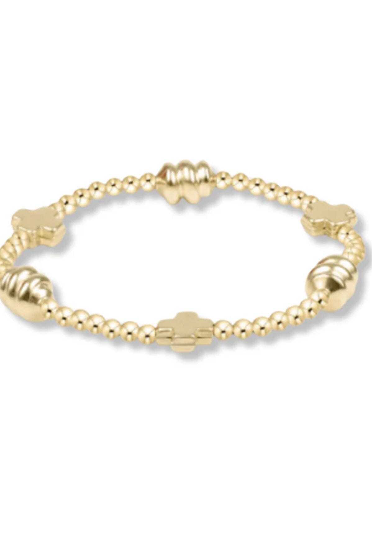 Signature Cross Admire Pattern 3mm Bracelet JEWELRY ENEWTON