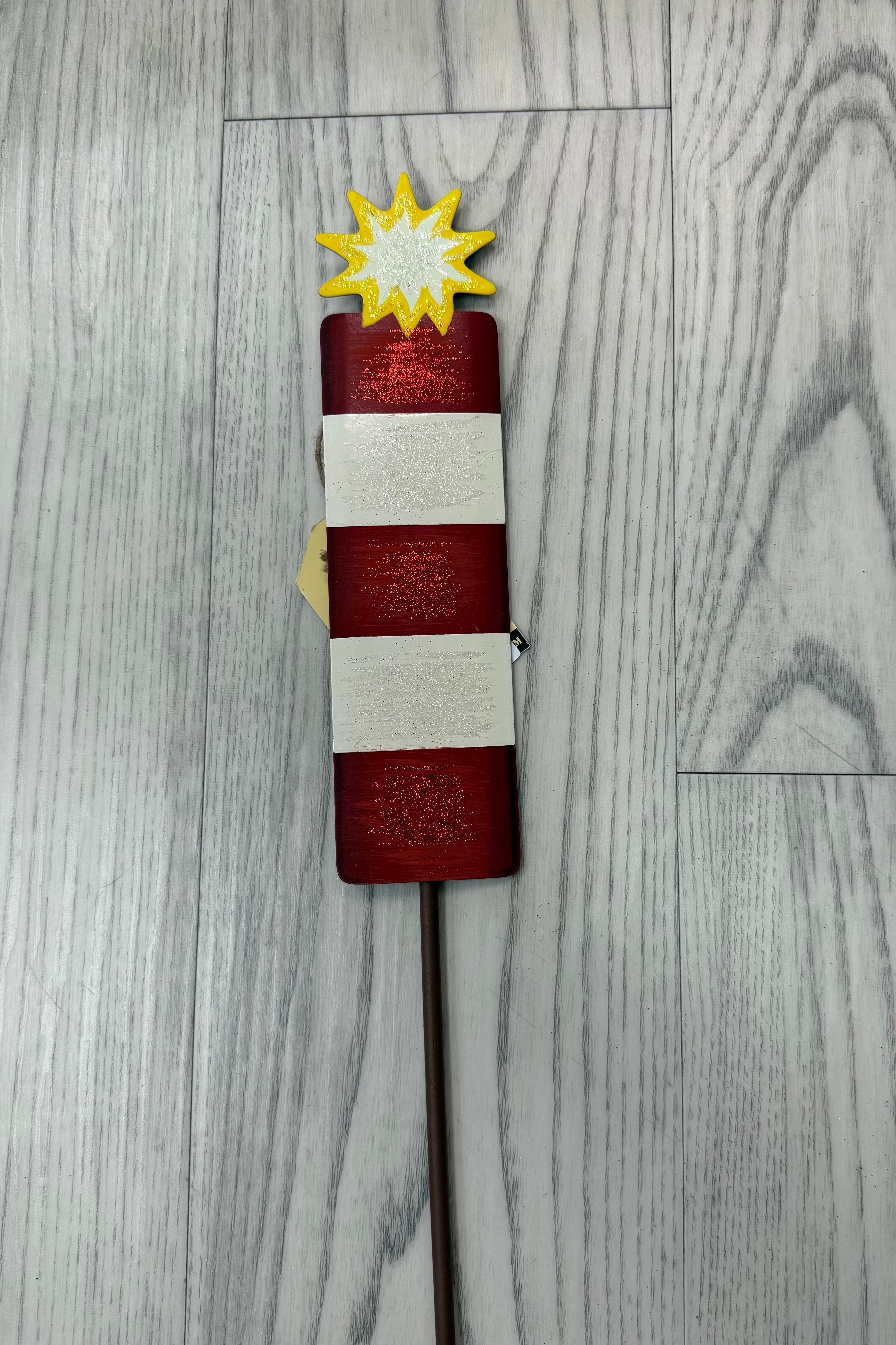 Firecracker Stake GIFT/OTHER ROUNDTOP STRIPE