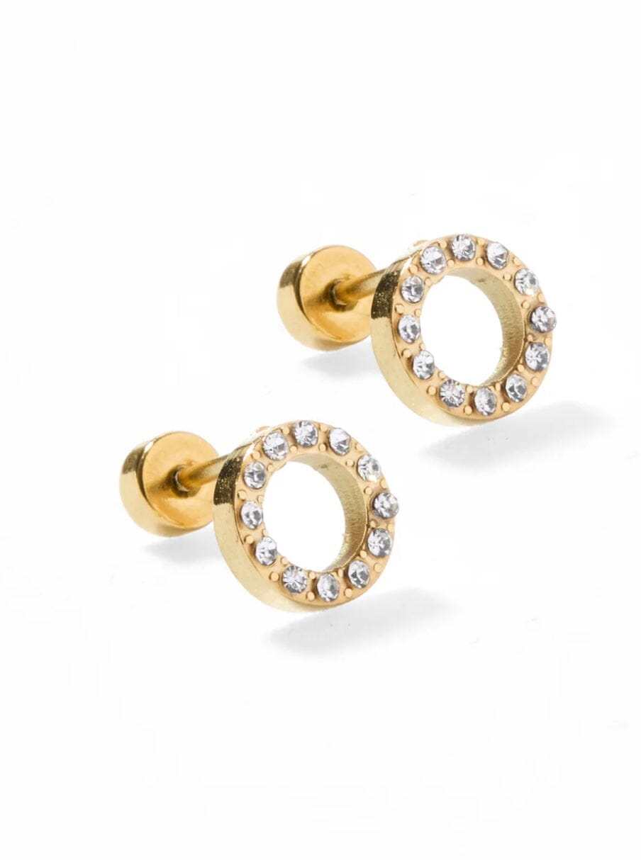 Screwback Stud Lainey Gold JEWELRY LINNY CO