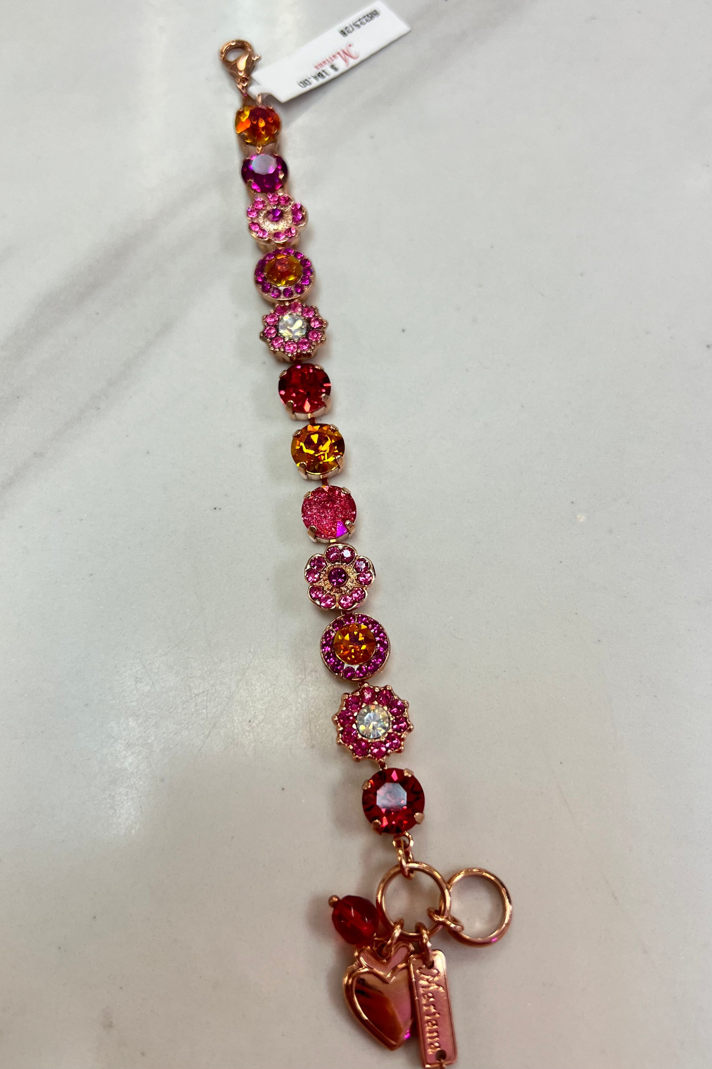 Large Elemental Bracelet in "Bougainvillea" in Rose Gold BETTERBRANDJEWELRY Mariana