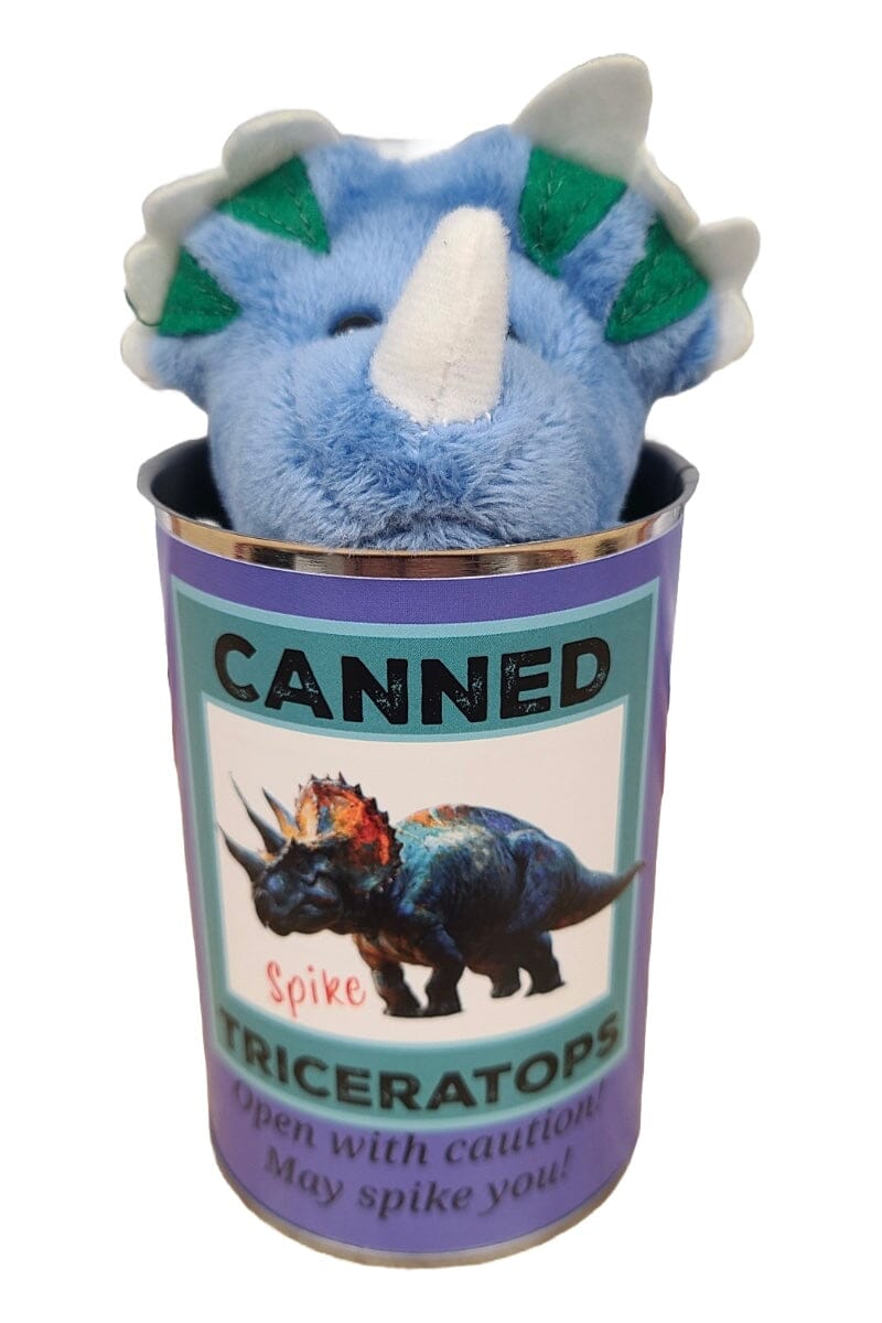Pop Top Canned Animals GIFT/OTHER CANNED ANIMALS TRICERATOPS