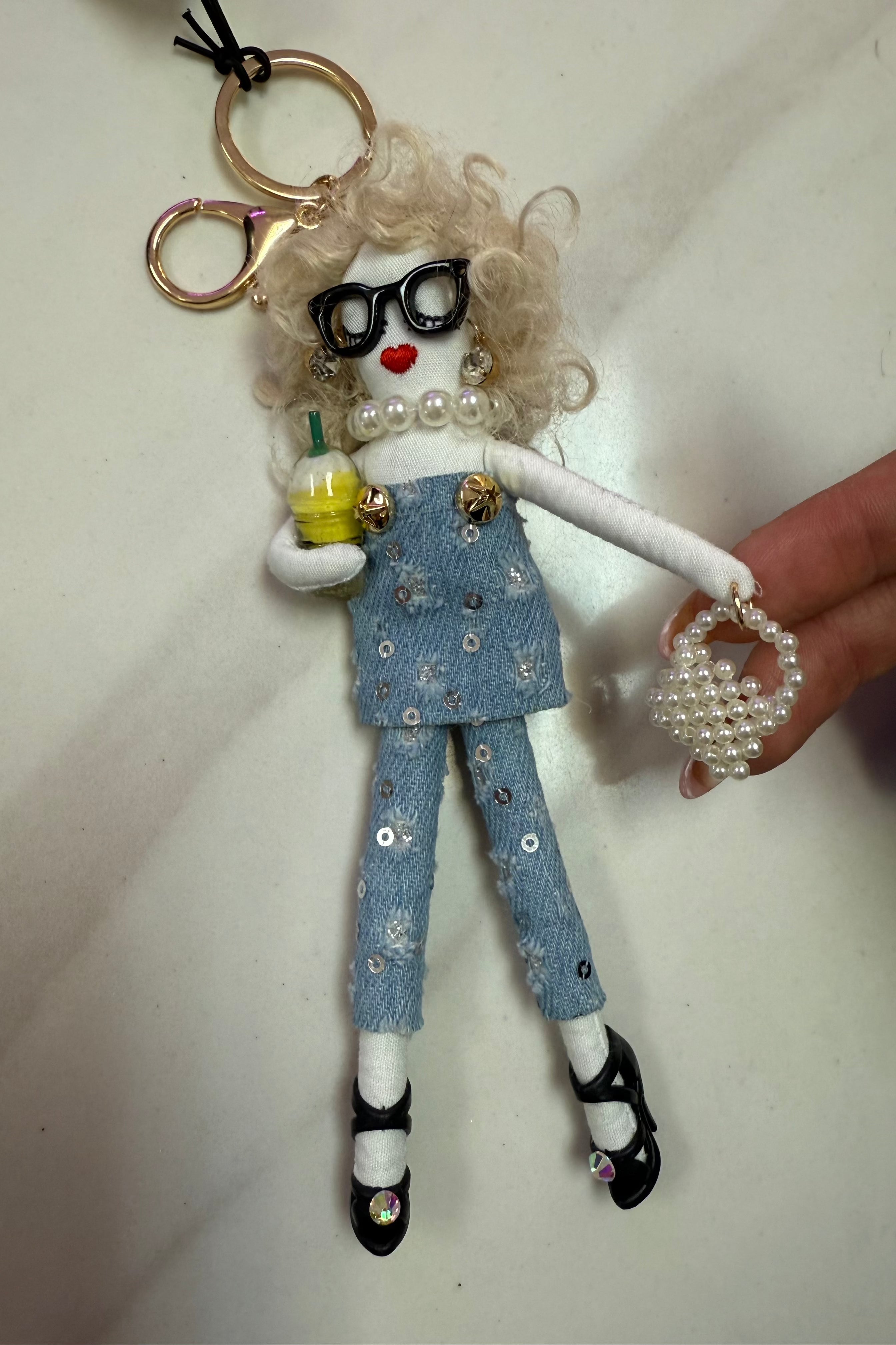 Darling Divas Keychain GIFT/OTHER COCO+CARMEN DENIMROMPER