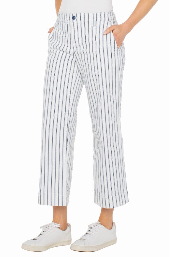 Wide Leg Crop With Patch Pockets BOTTOMS LIVERPOOL