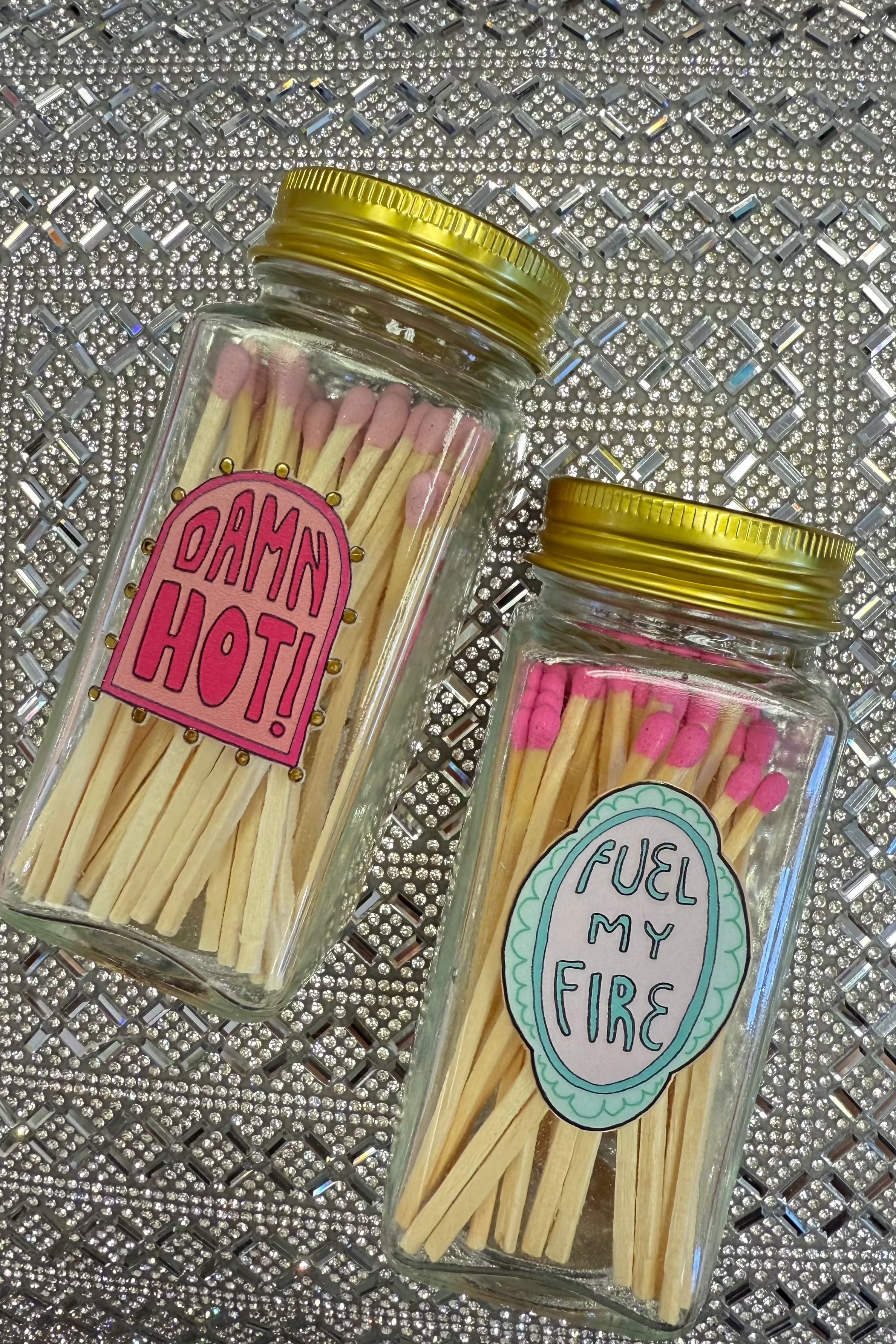 Glass Jar of Matches GIFT/OTHER HAZEL MAZEL