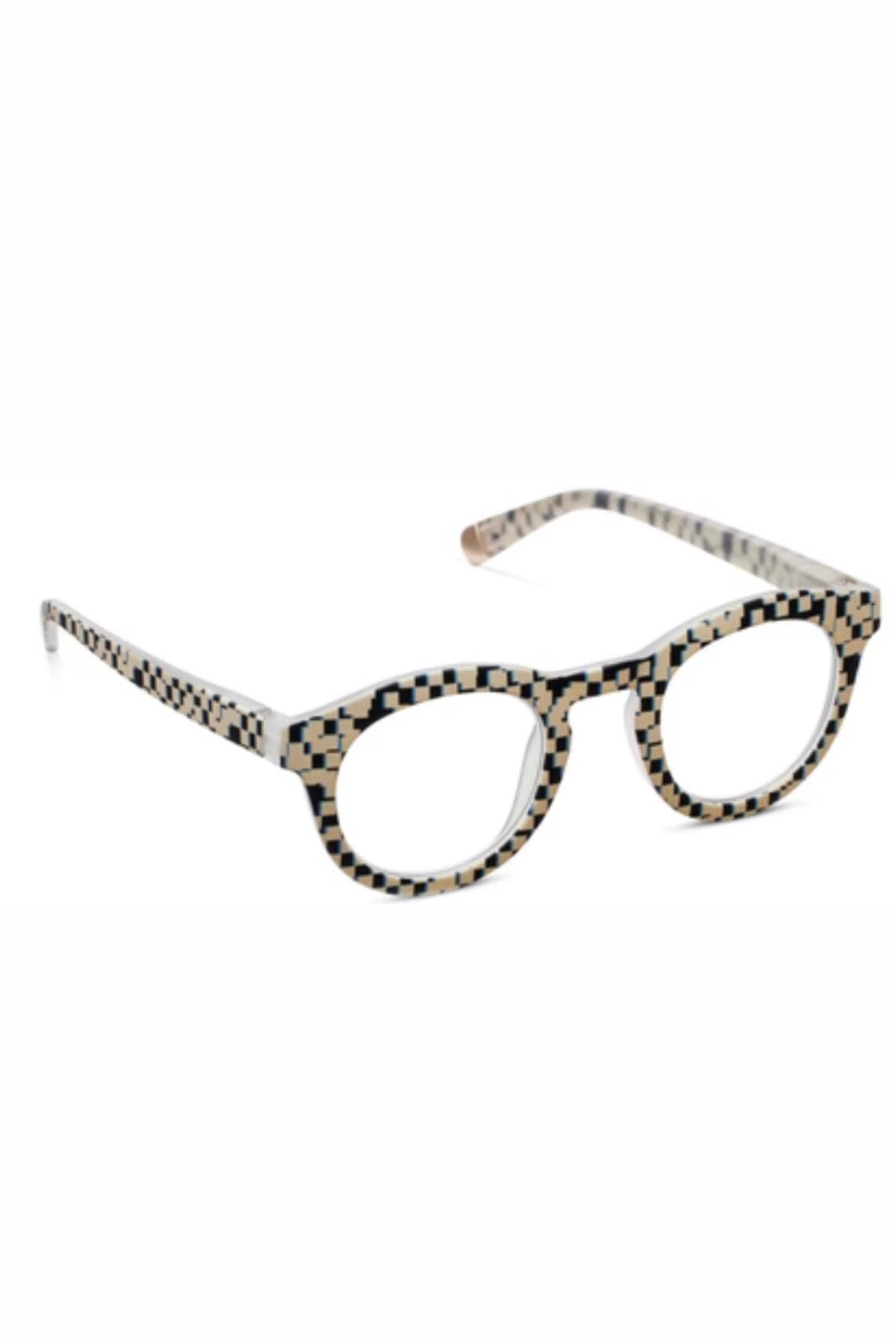 Frame of Mind Readers SCARF/HAT/WINTERGOODS PEEPERSPECS BLKPIXELCHECK -1.00