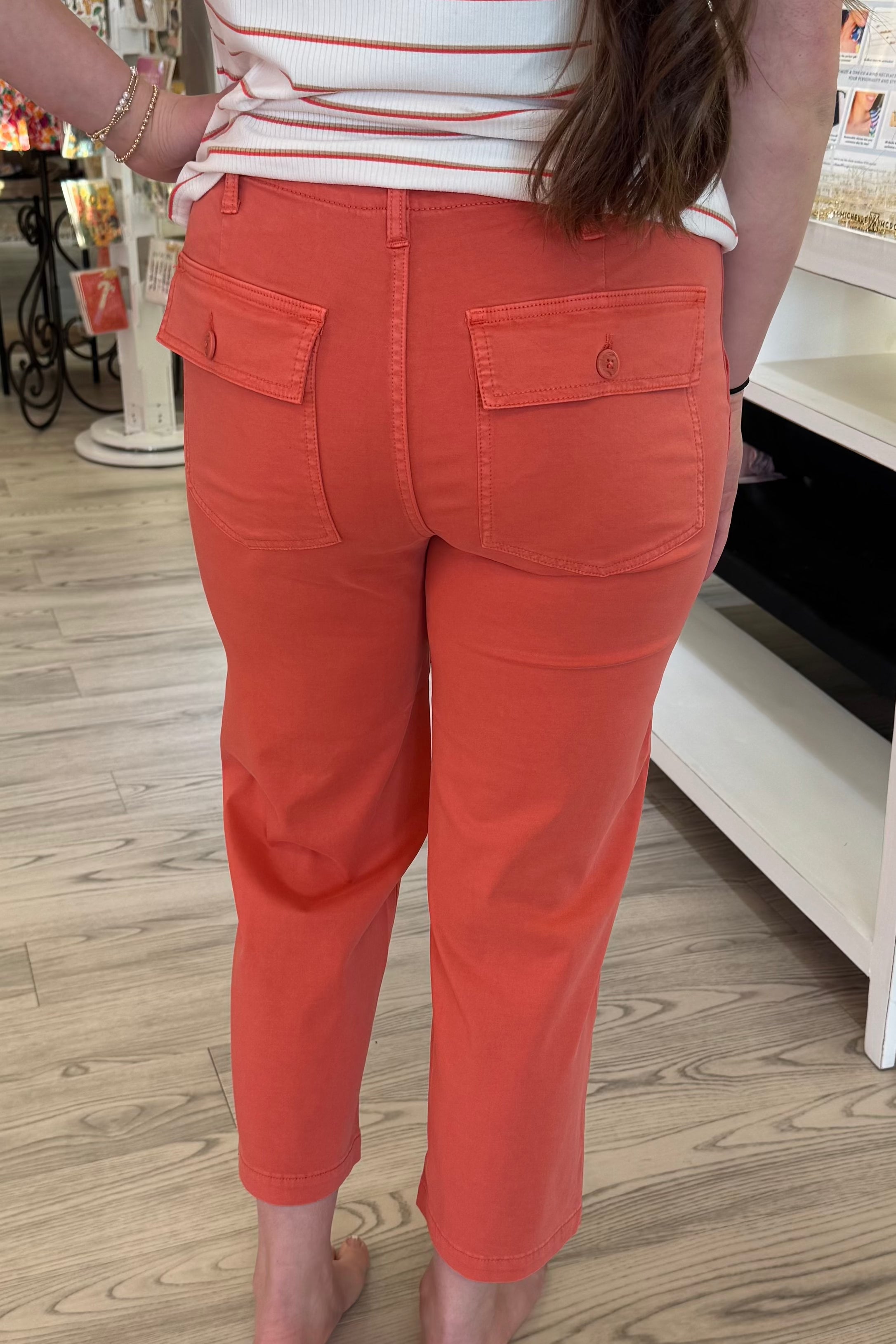 Cargo Wide Leg Crop 26" BOTTOMS LIVERPOOL