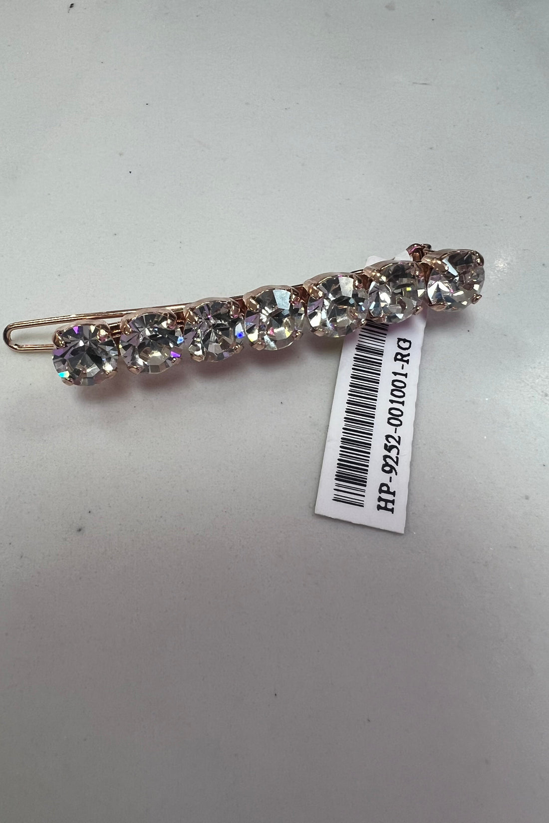 Medium Bridal Hairpin in Clear - Rose Gold BETTERBRANDJEWELRY Mariana