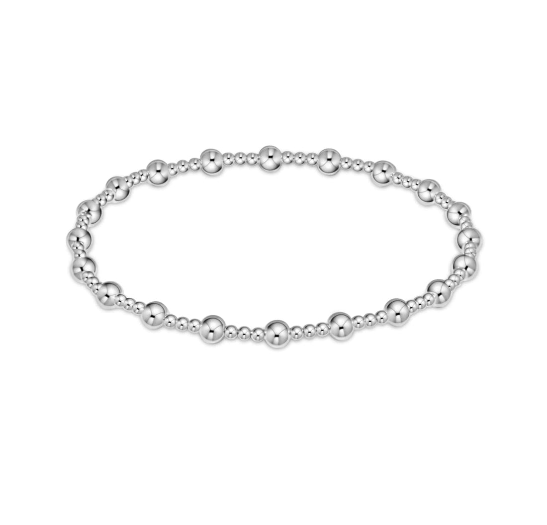 Classic Sincerity Pattern 4mm Bead Bracelet JEWELRY ENEWTON