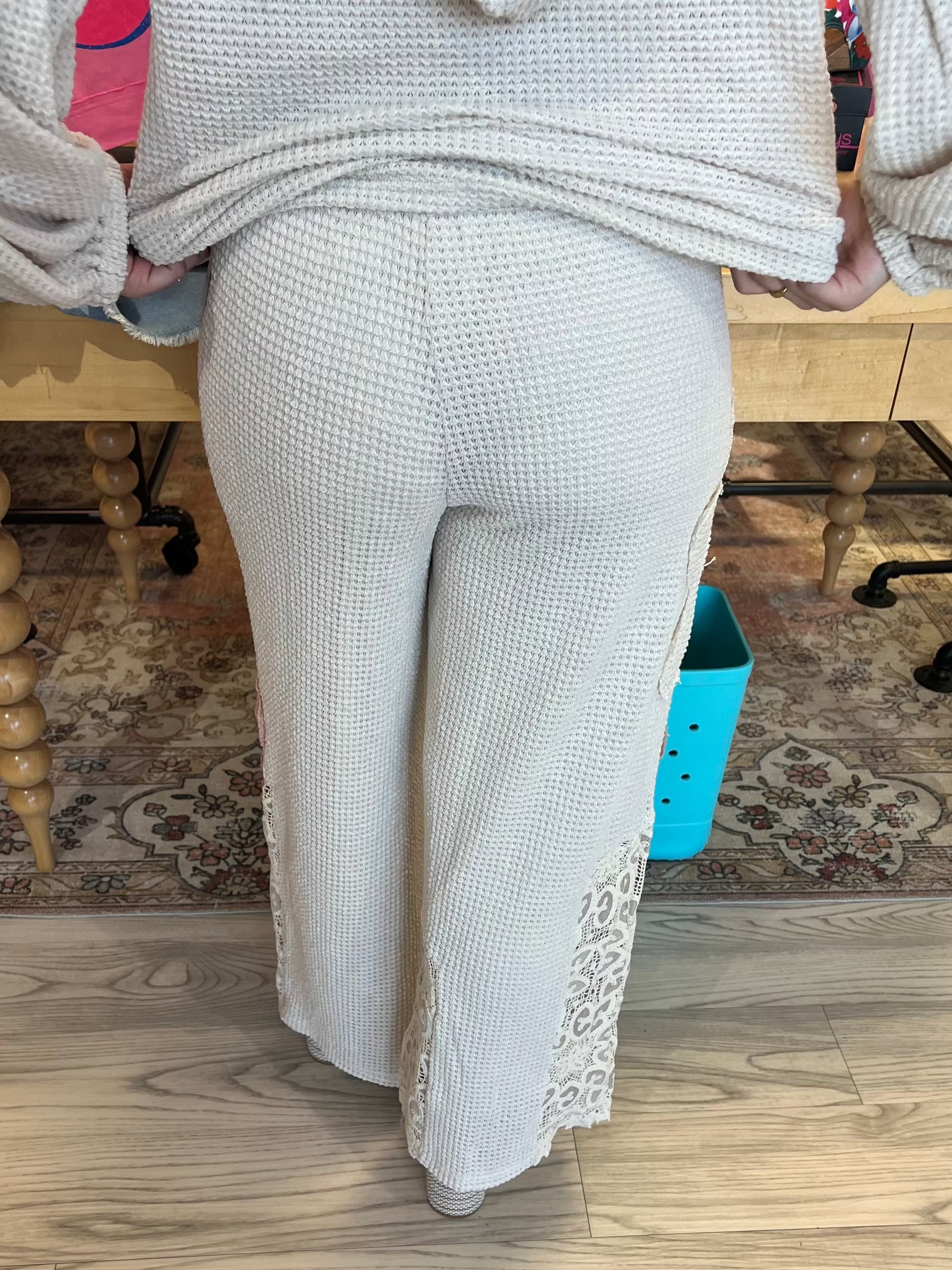 Patchwork Textured Pant BOTTOMS DAVI&DANI