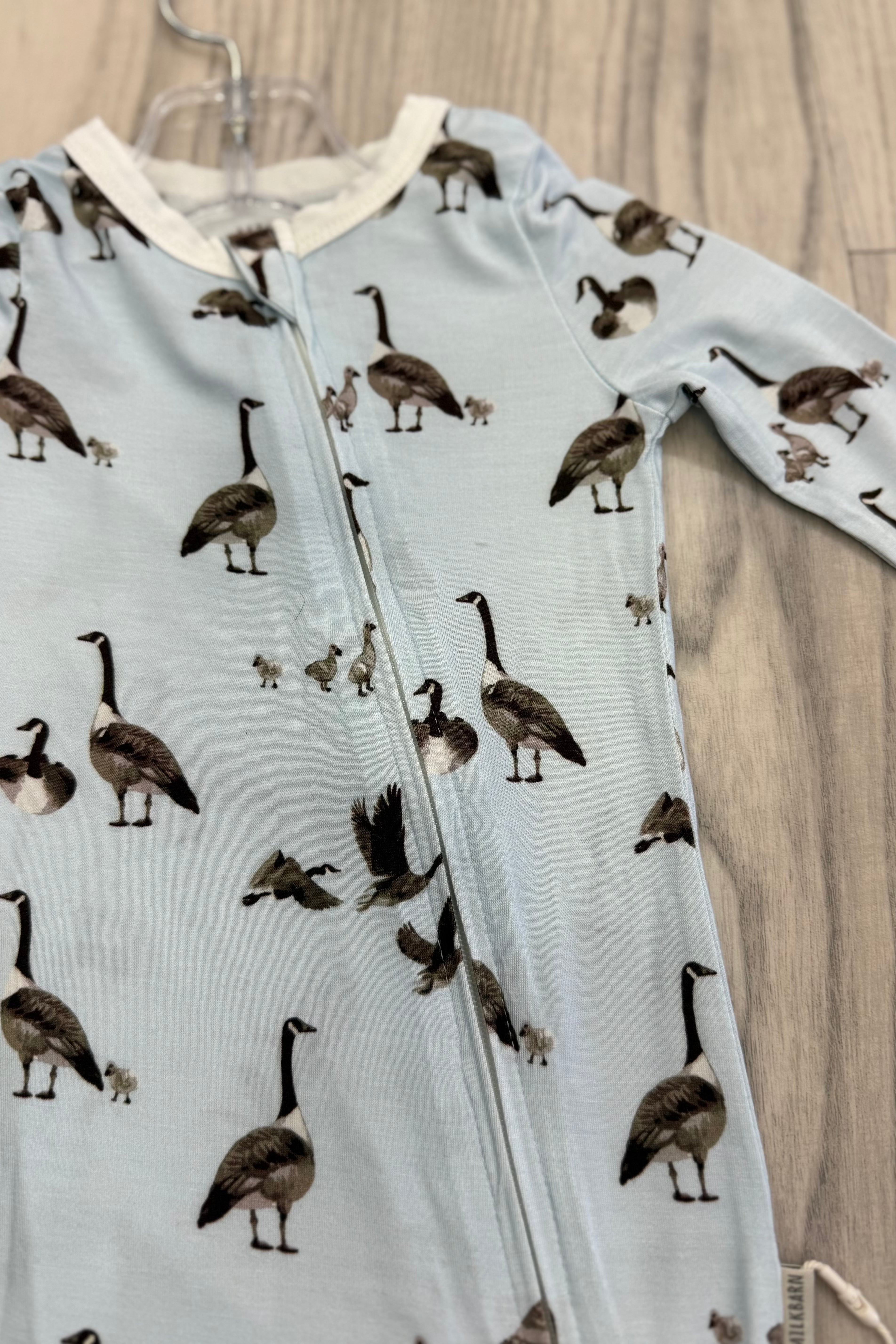 Luxe Stretch Zipper Pajama Goose GIFT/OTHER MILKBARN