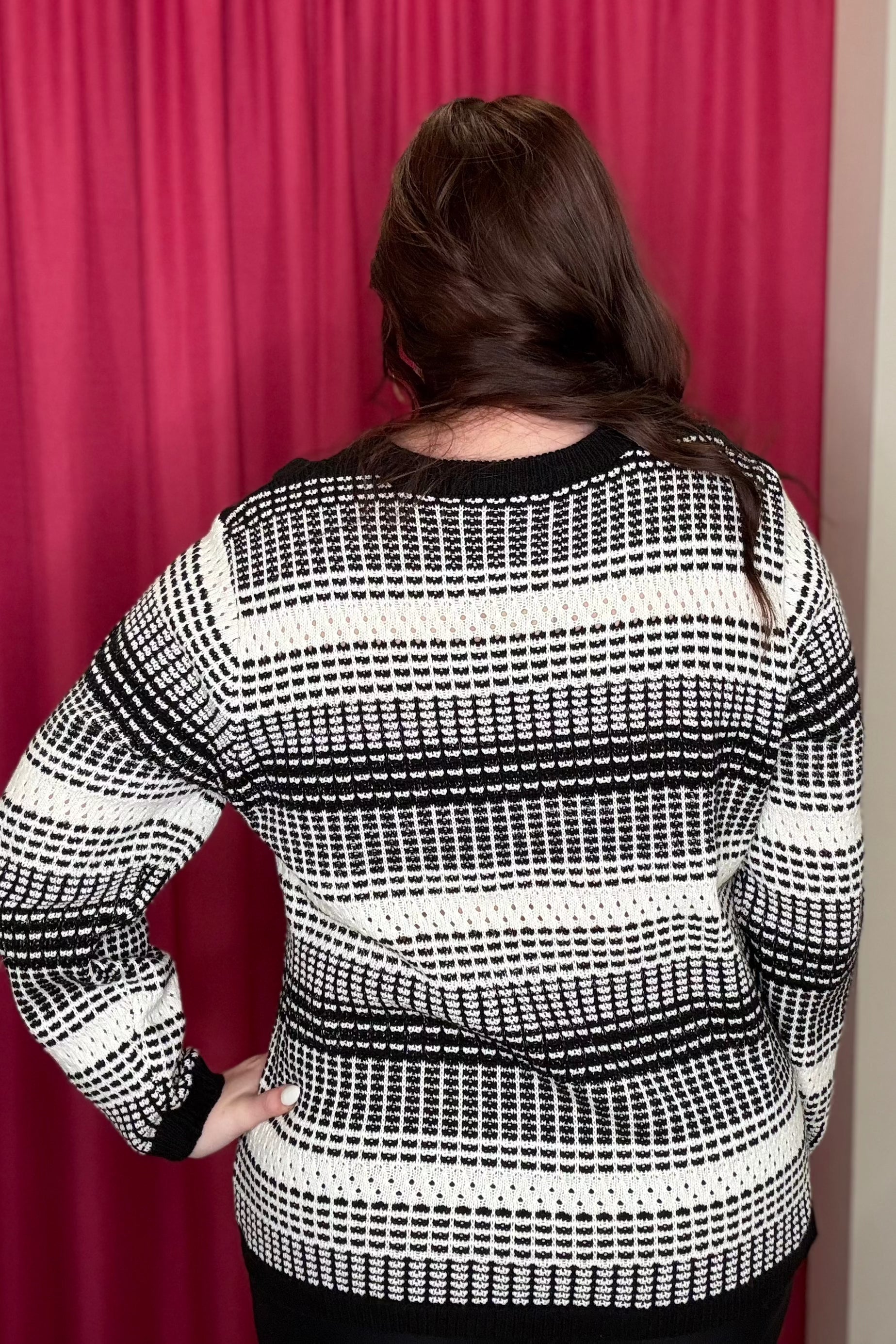 Long Sleeve Knit Sweater SWEATER SOUTHERN LADY