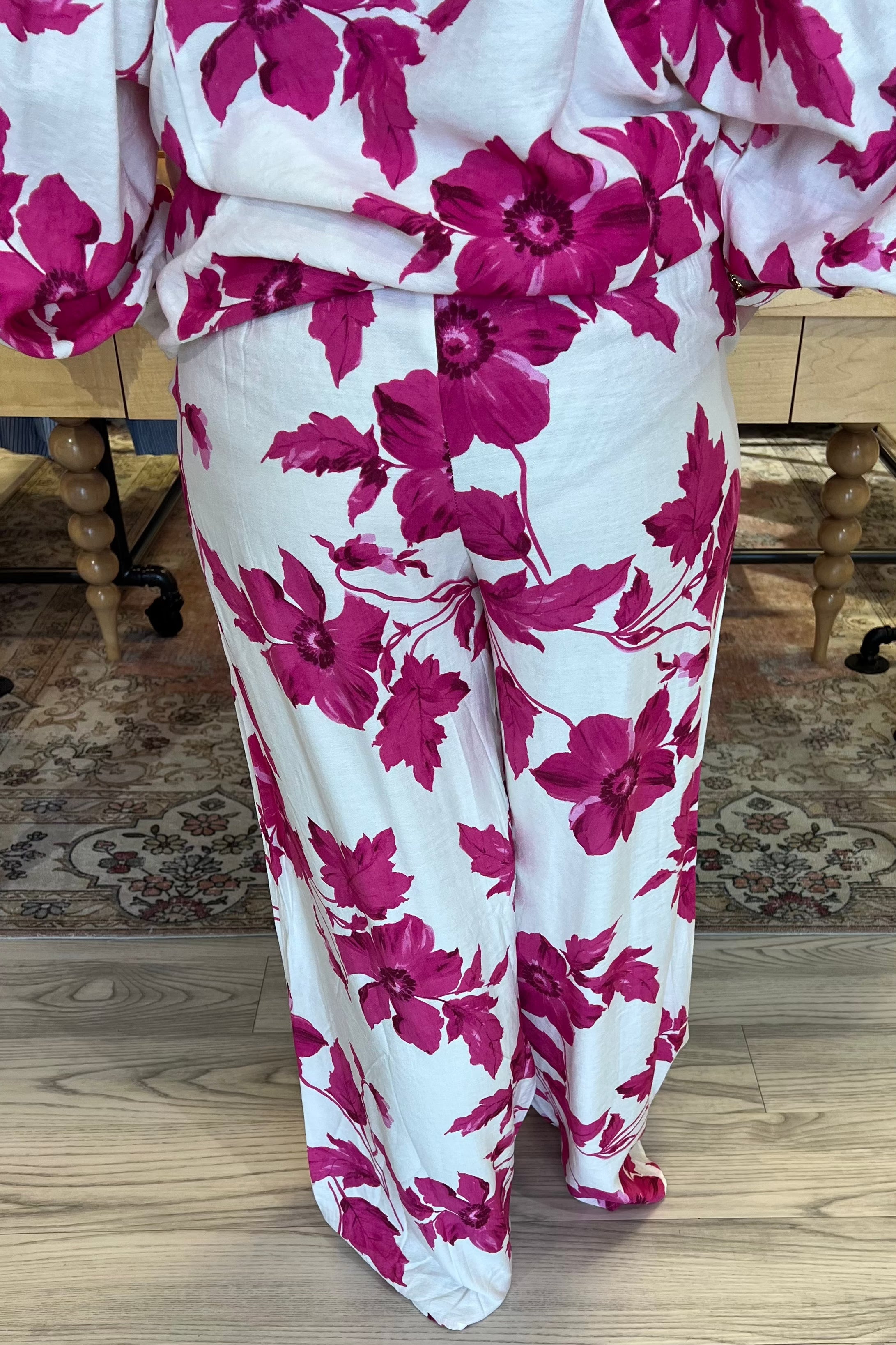 Flowy Printed Pant BOTTOMS GLAM