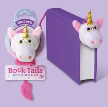 Unicorn Book Tails Bookmark GIFT CARD IF USA