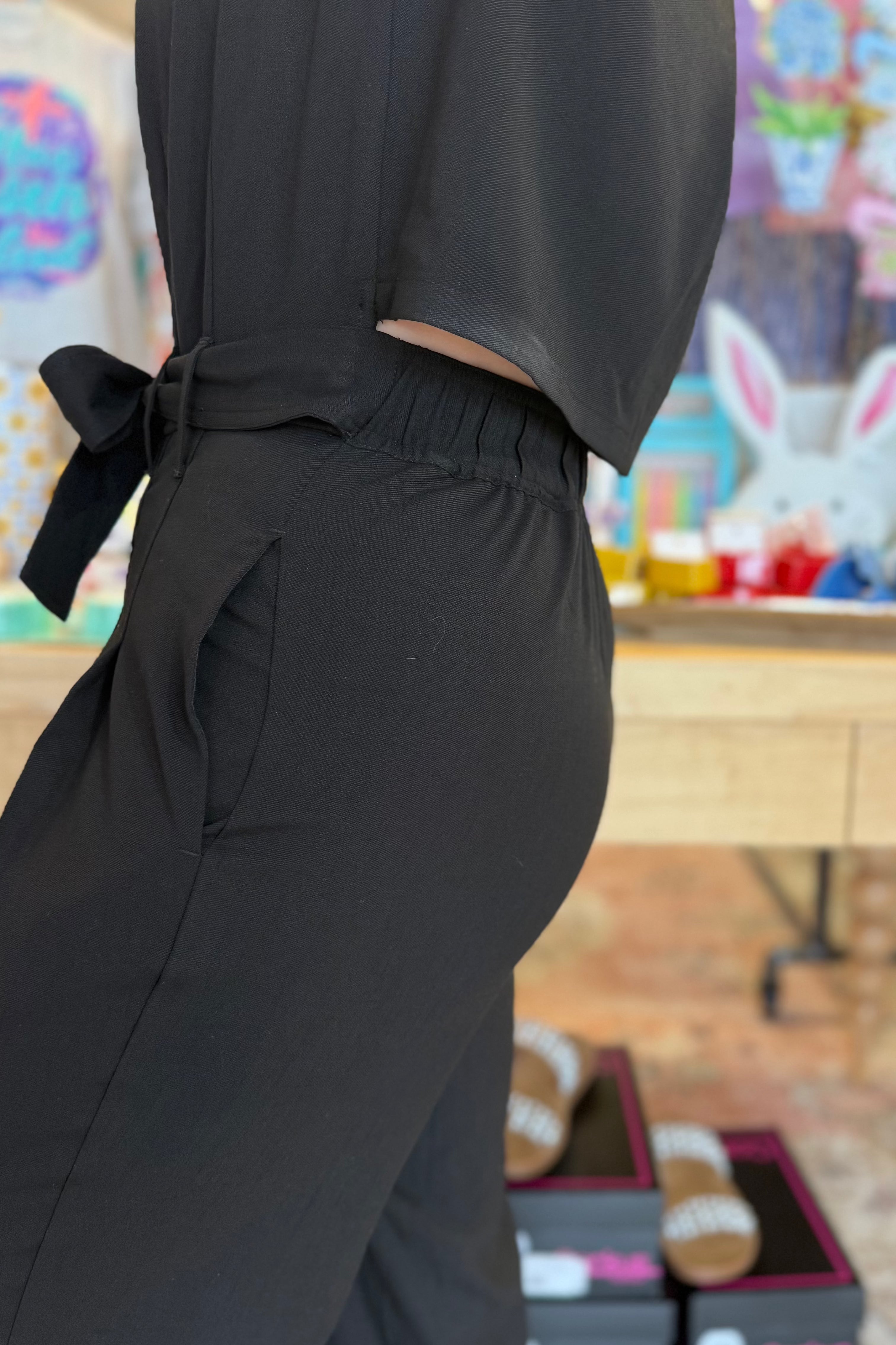 Sleeveless Wide Leg Jumpsuit DRESS LIVERPOOL