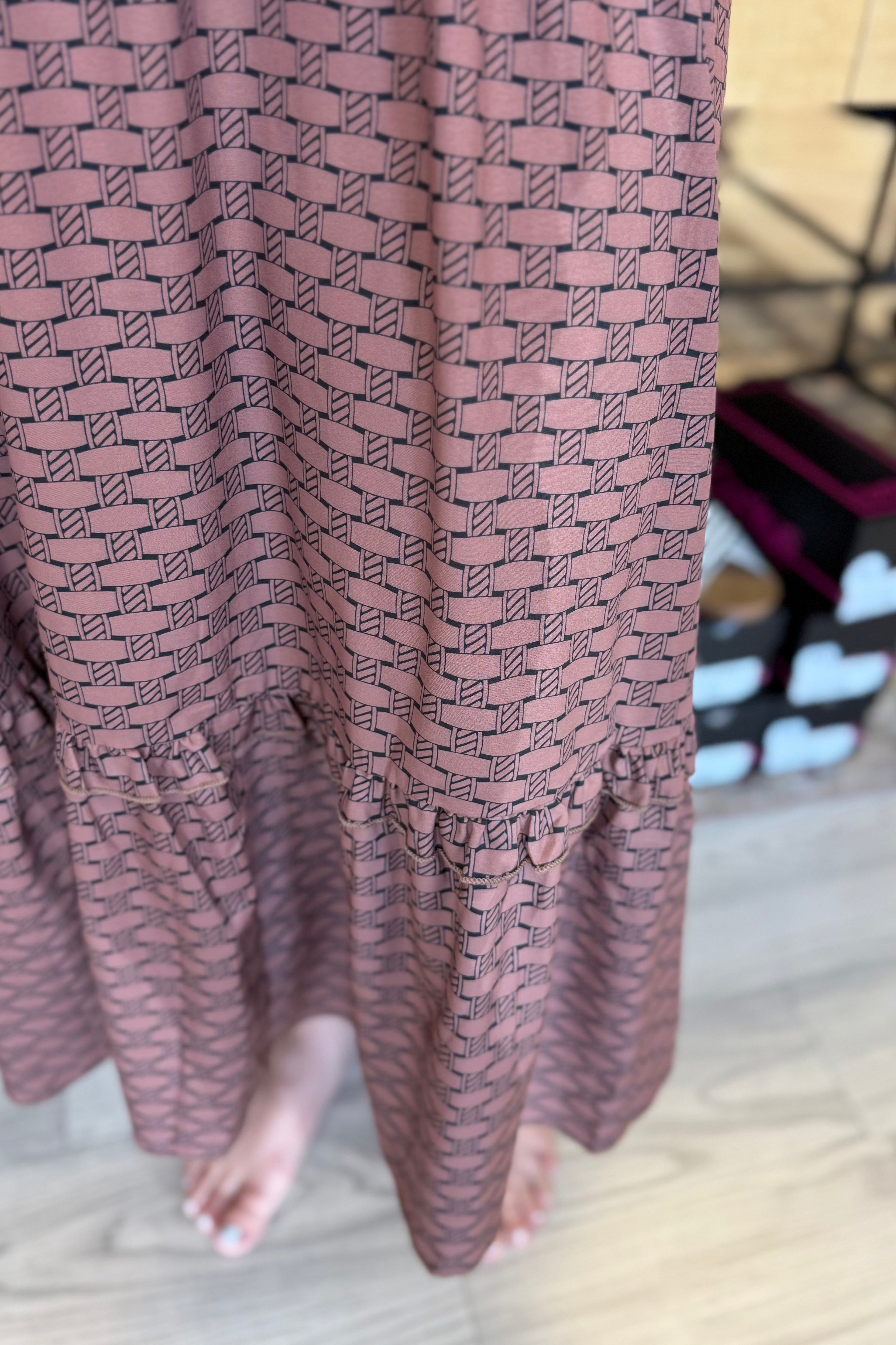 Sleeveless Smocked Dress DRESS STERLINGKREEK