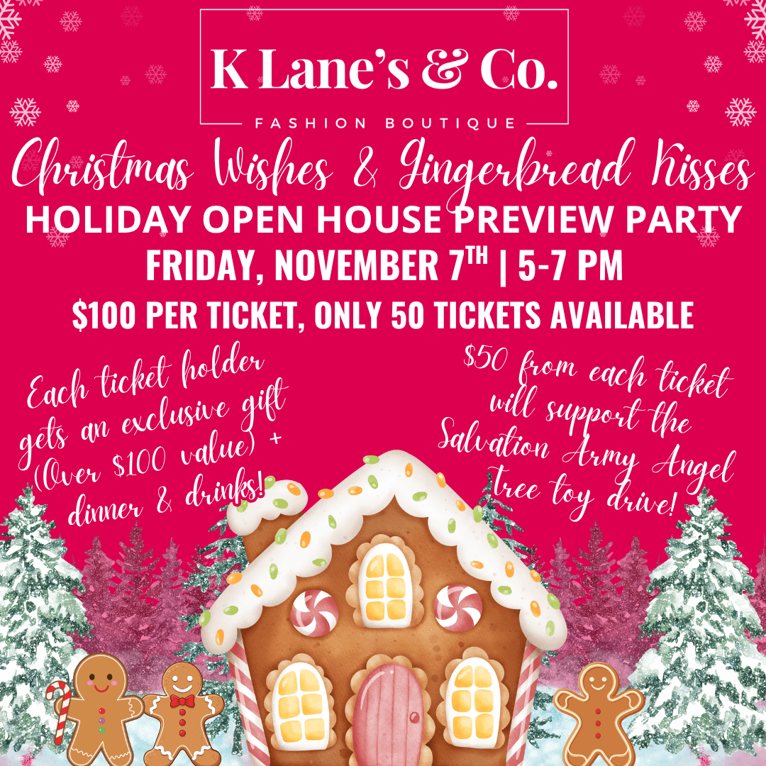 Holiday Open House Preview Party 2025 Ticket CLOTH-DON&