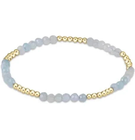 Blissful Pattern 2.5mm Bead Bracelet-Aqua JEWELRY ENEWTON