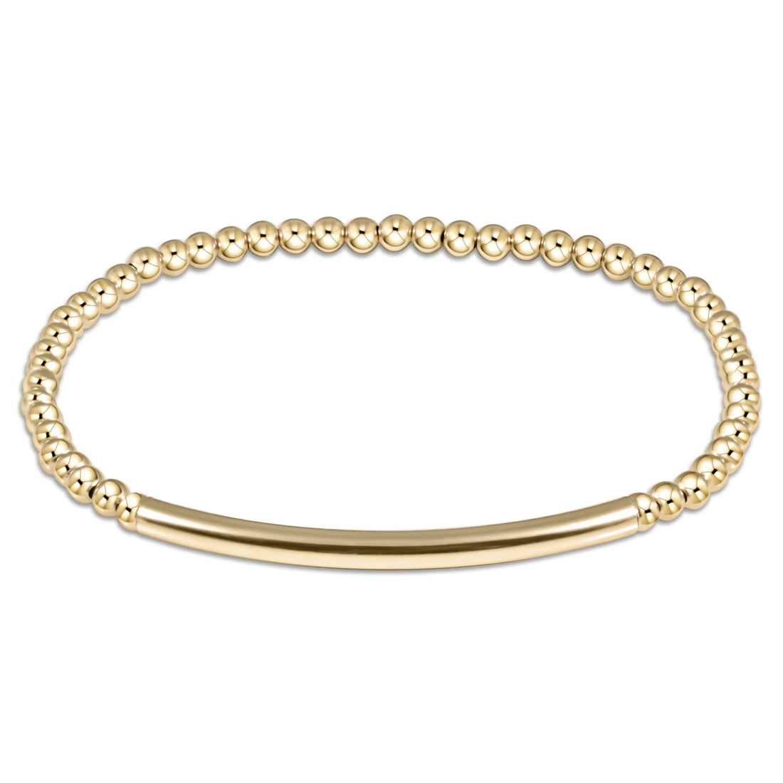 Enewton Bliss Bar Smooth Gold 3mm Bracelet JEWELRY ENEWTON