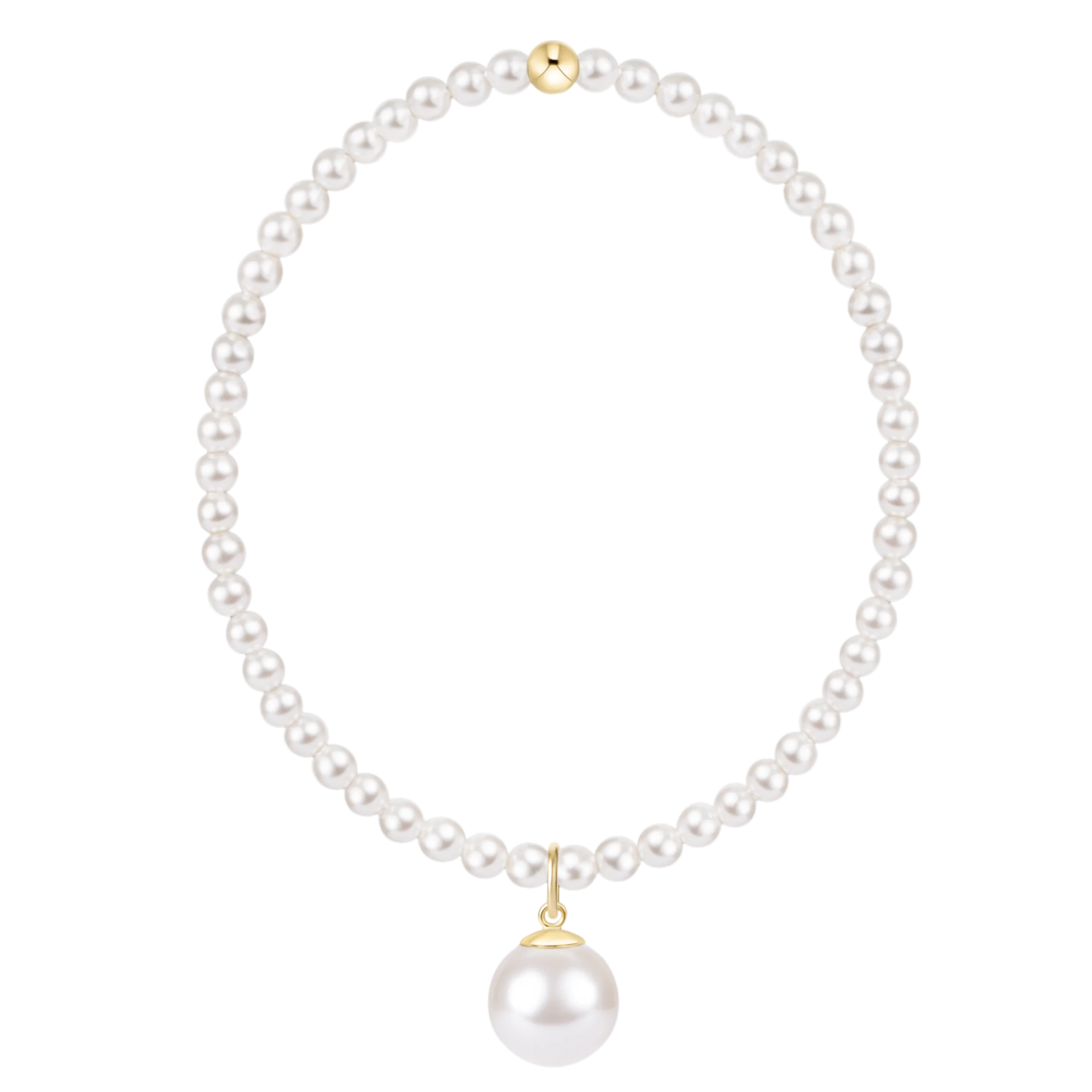 Enewton Classic Pearl 3mm Bracelet - Classic Pearl 10mm Charm JEWELRY ENEWTON