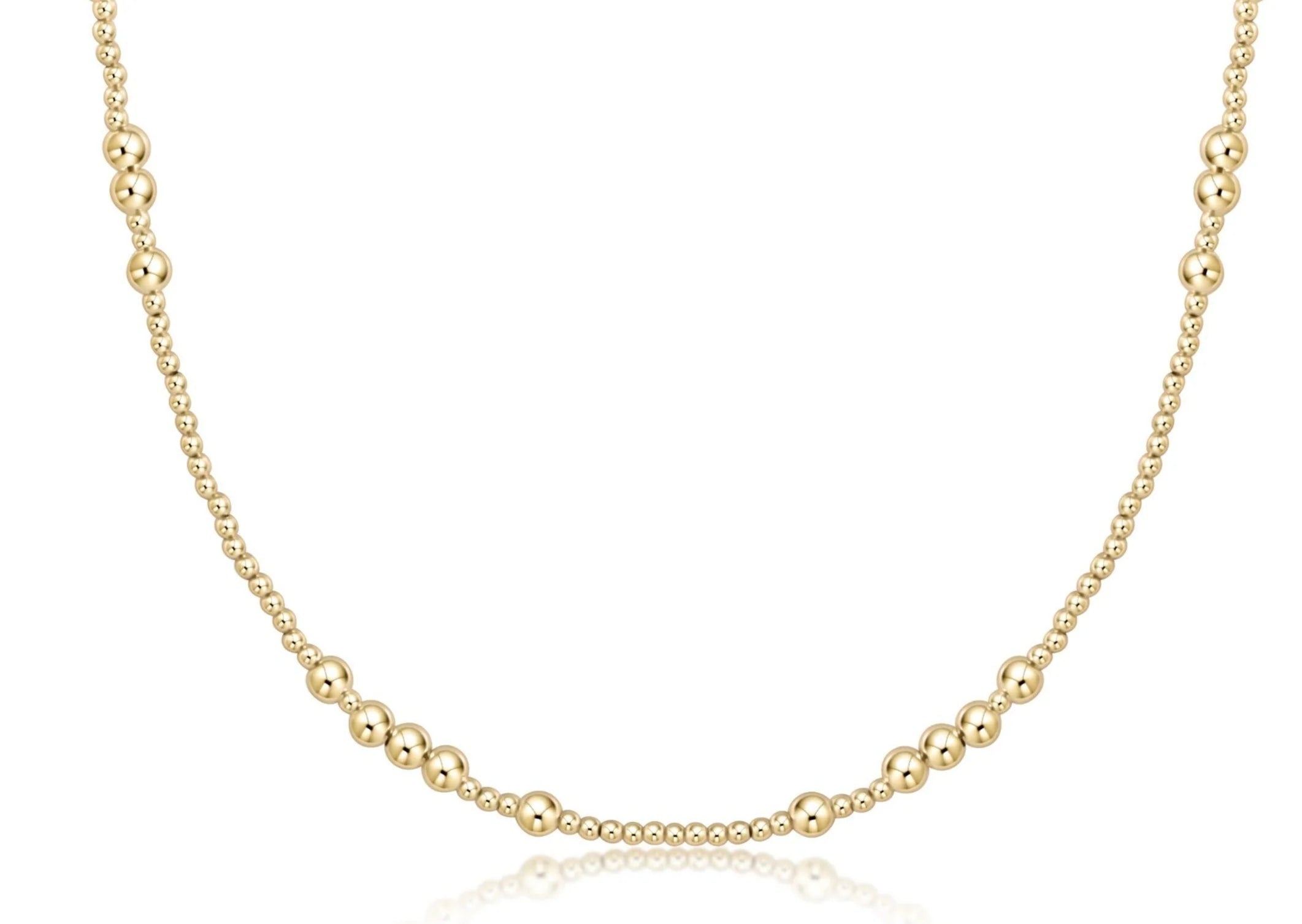 Enewton 17" Choker Beaded - Hope Unwritten Gold 3MM