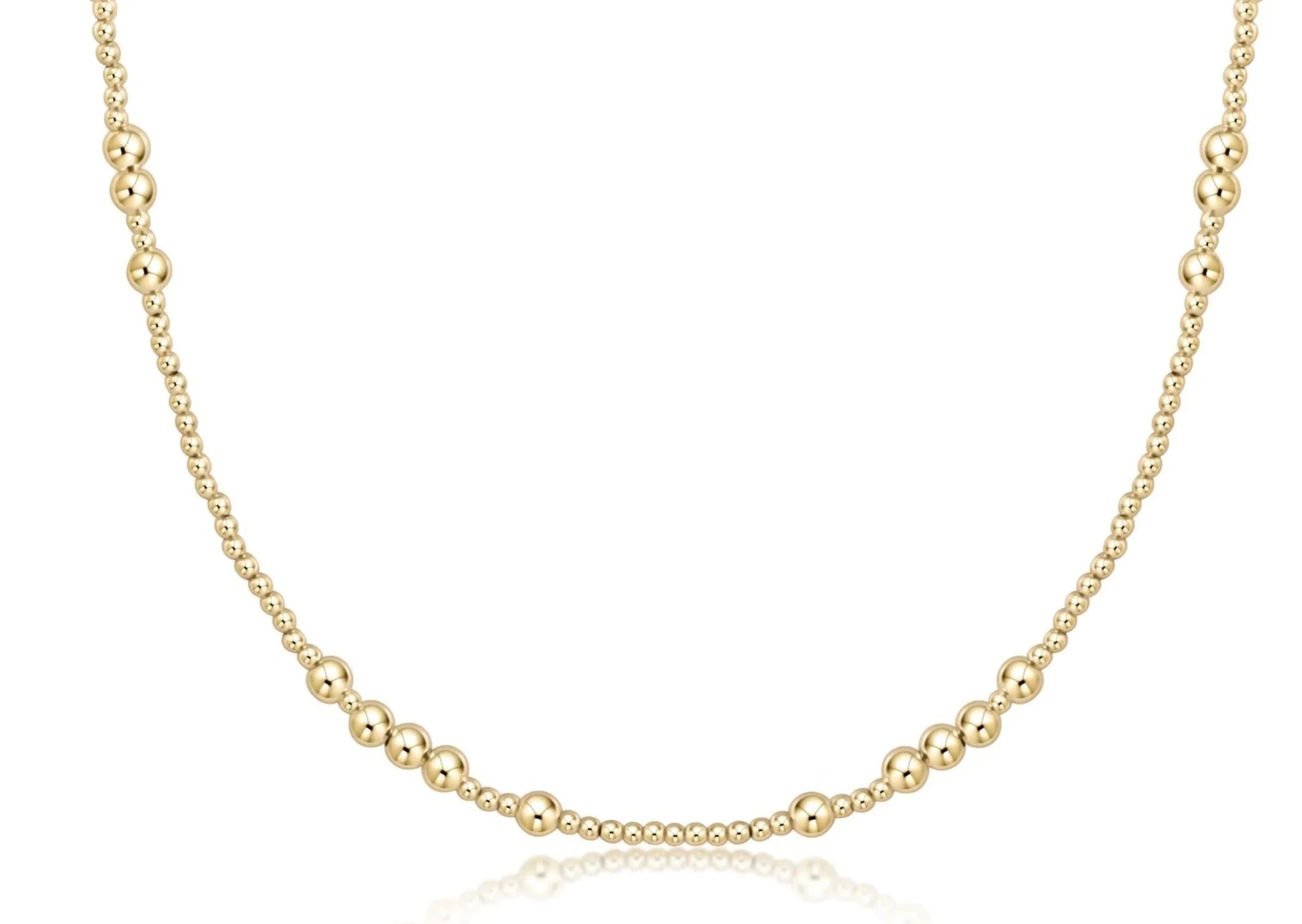 Enewton 17" Choker Beaded - Hope Unwritten Gold 3MM JEWELRY ENEWTON