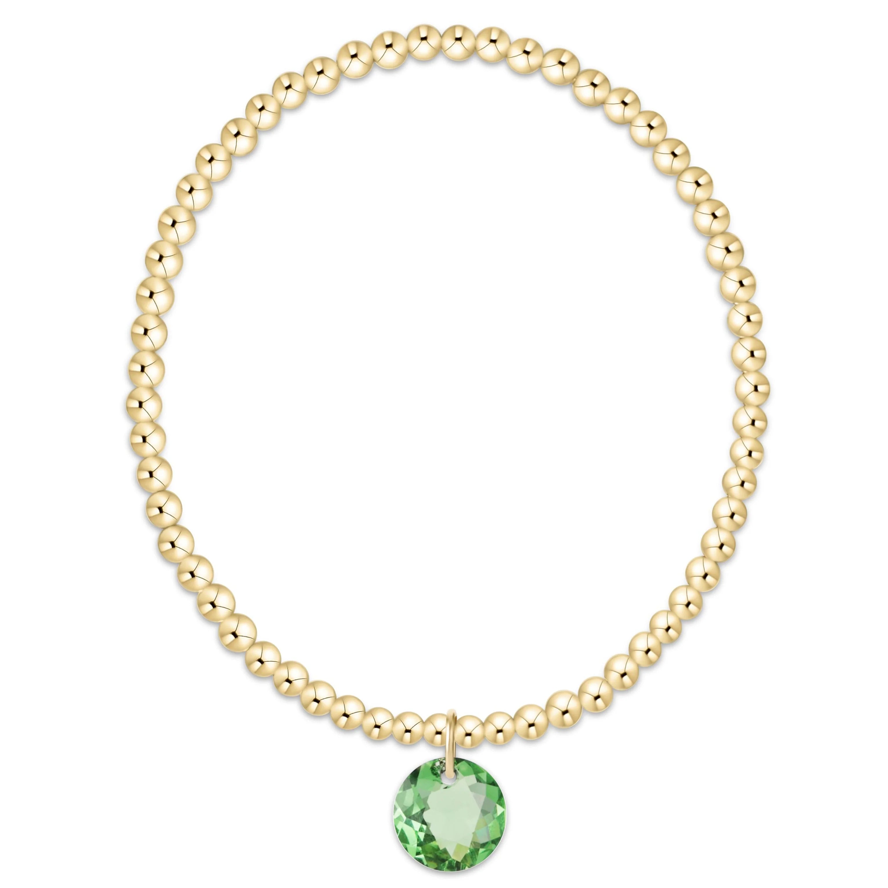 Enewton Classic Gold 3mm Bracelet Reflection Charm-8