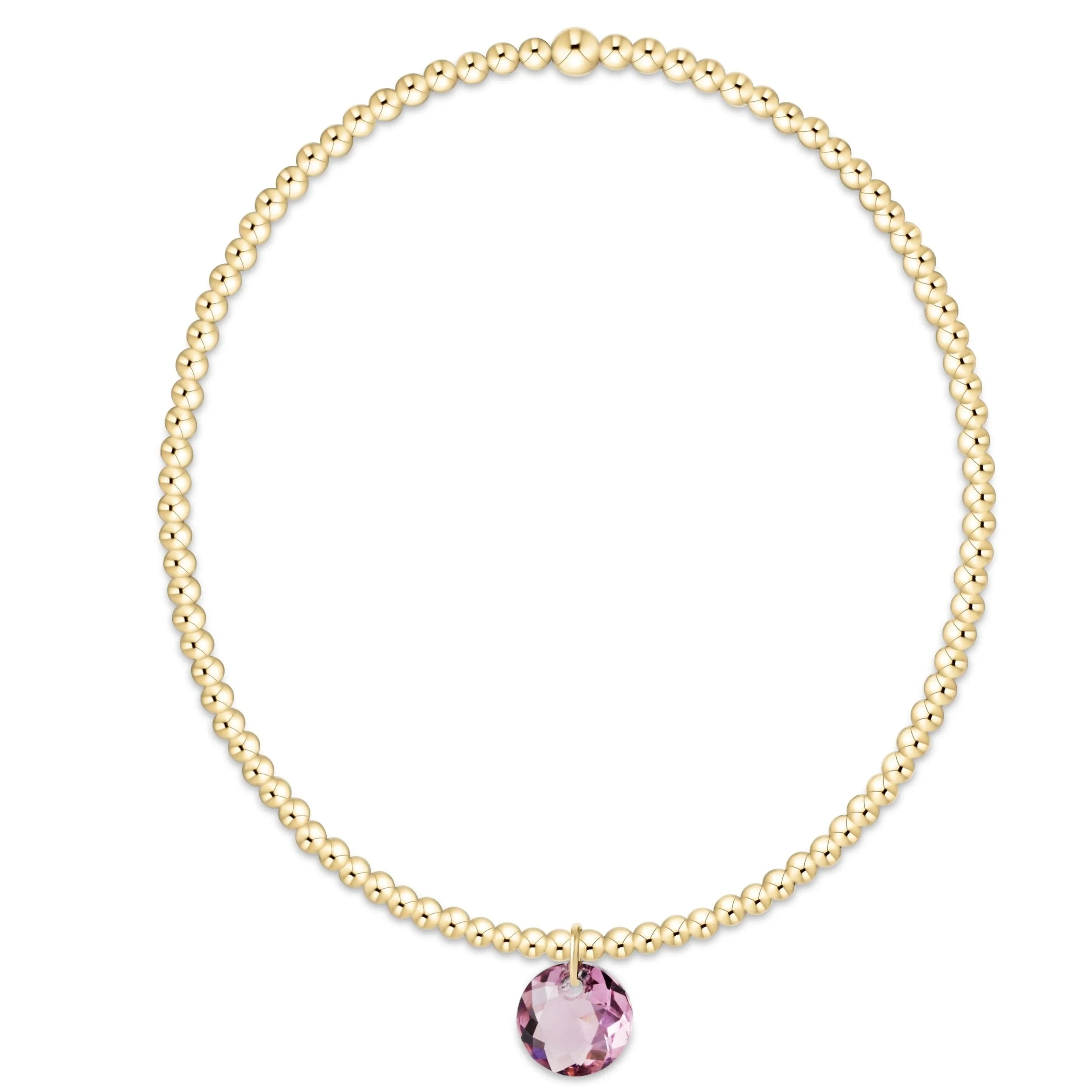 Enewton Classic Gold 2mm Bracelet Reflection Small Charm-2 JEWELRY ENEWTON