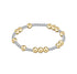 Hope Unwritten 6mm Bead Bracelet - Mixed Metal JEWELRY ENEWTON