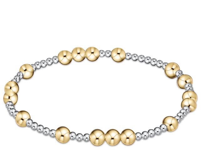 Hope Unwritten 5mm Bead Bracelet - Mixed Metal JEWELRY ENEWTON