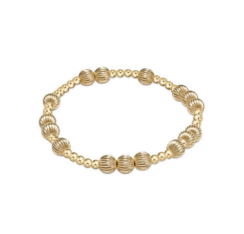 Hope Unwritten Dignity 6mm Bead Bracelet - Gold JEWELRY ENEWTON