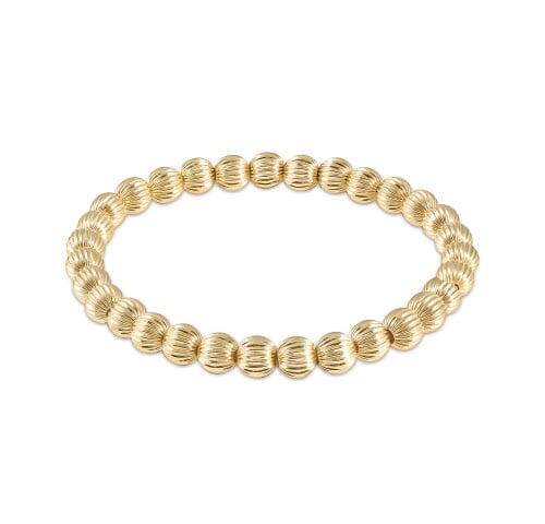 Dignity Gold 6mm Bead Bracelet JEWELRY ENEWTON