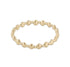 Honesty Gold Grateful Pattern 6mm Bead Bracelet JEWELRY ENEWTON