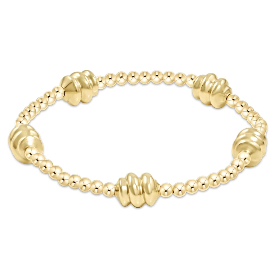 Admire Gold 3mm Bead Bracelet - Gold JEWELRY ENEWTON
