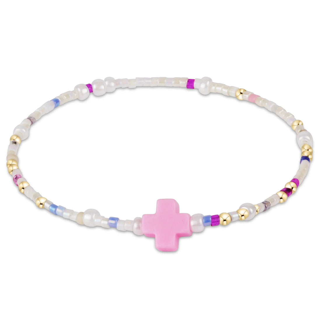 Enewton e girl Hope Unwritten Signature Cross Bracelet-With Sprikles on Top GIFT/OTHER ENEWTON