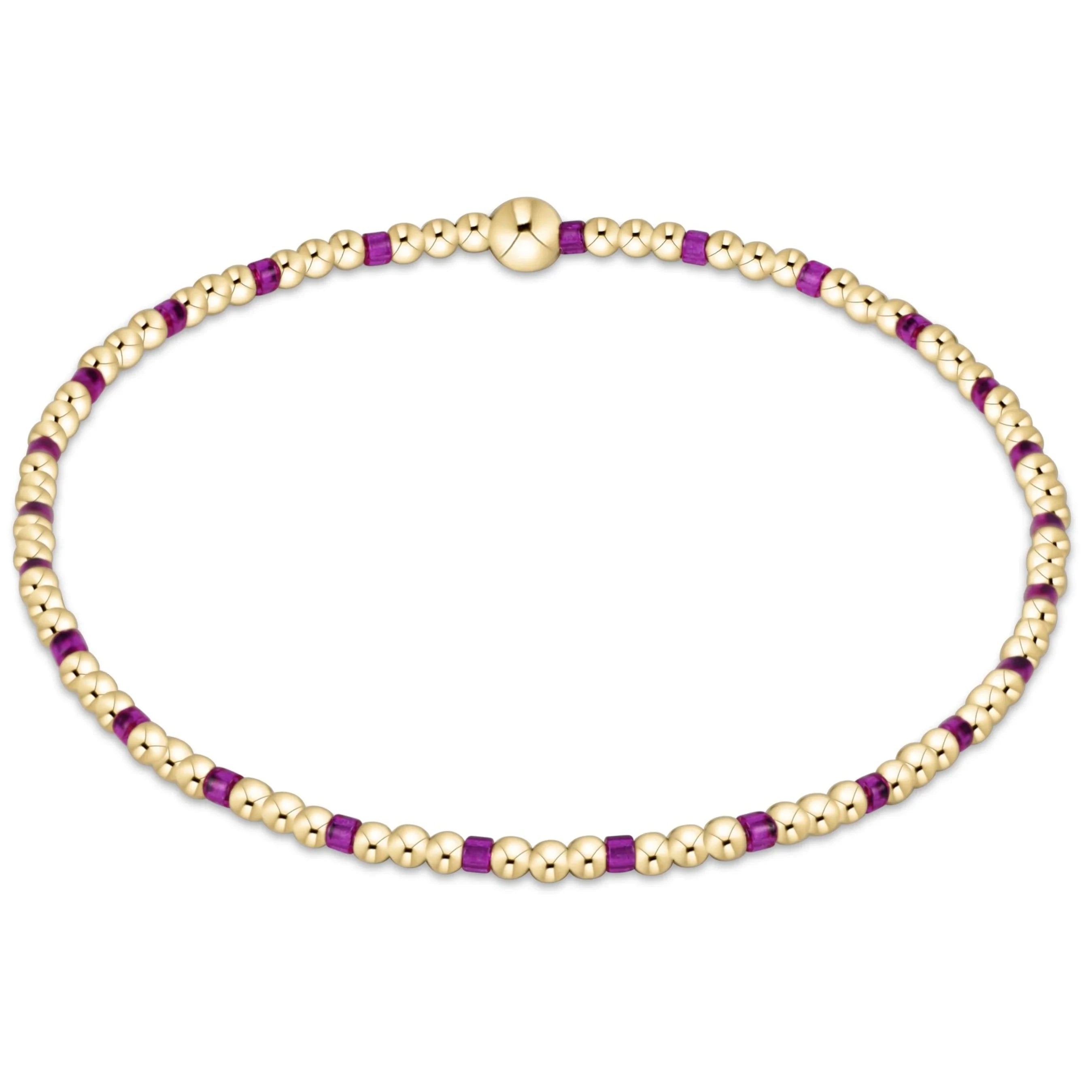 Enewton e girl Hope Sincerity Pattern 2mm Bead Bracelet-Fuchsia GIFT/OTHER ENEWTON