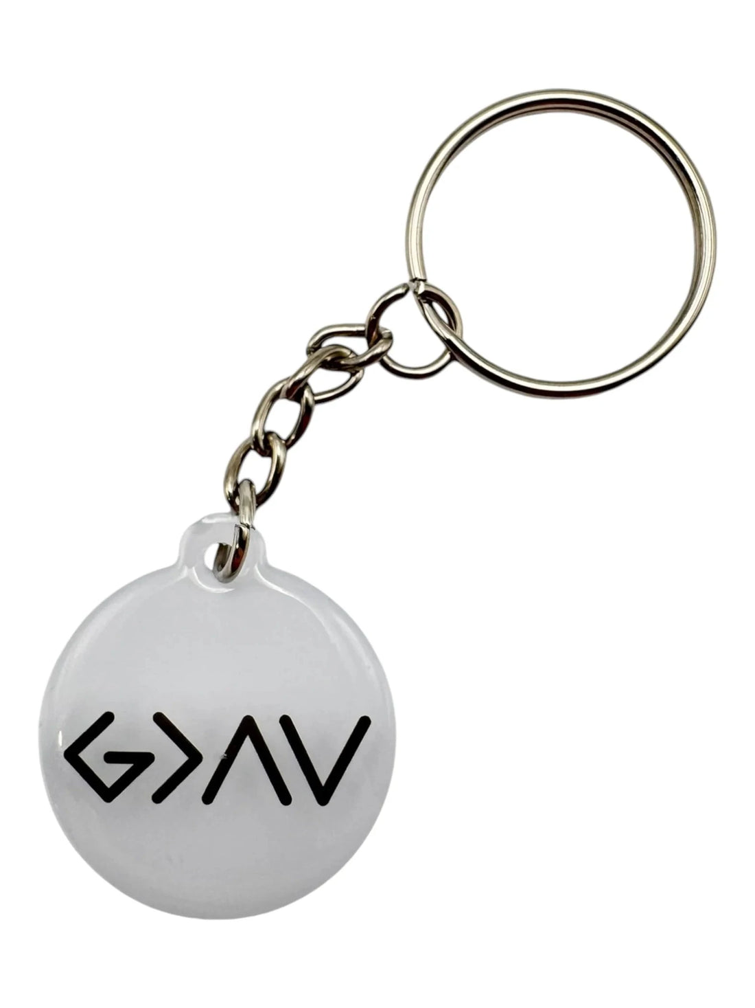 White God is Greater Keychain GIFT/OTHER VERSIBLE