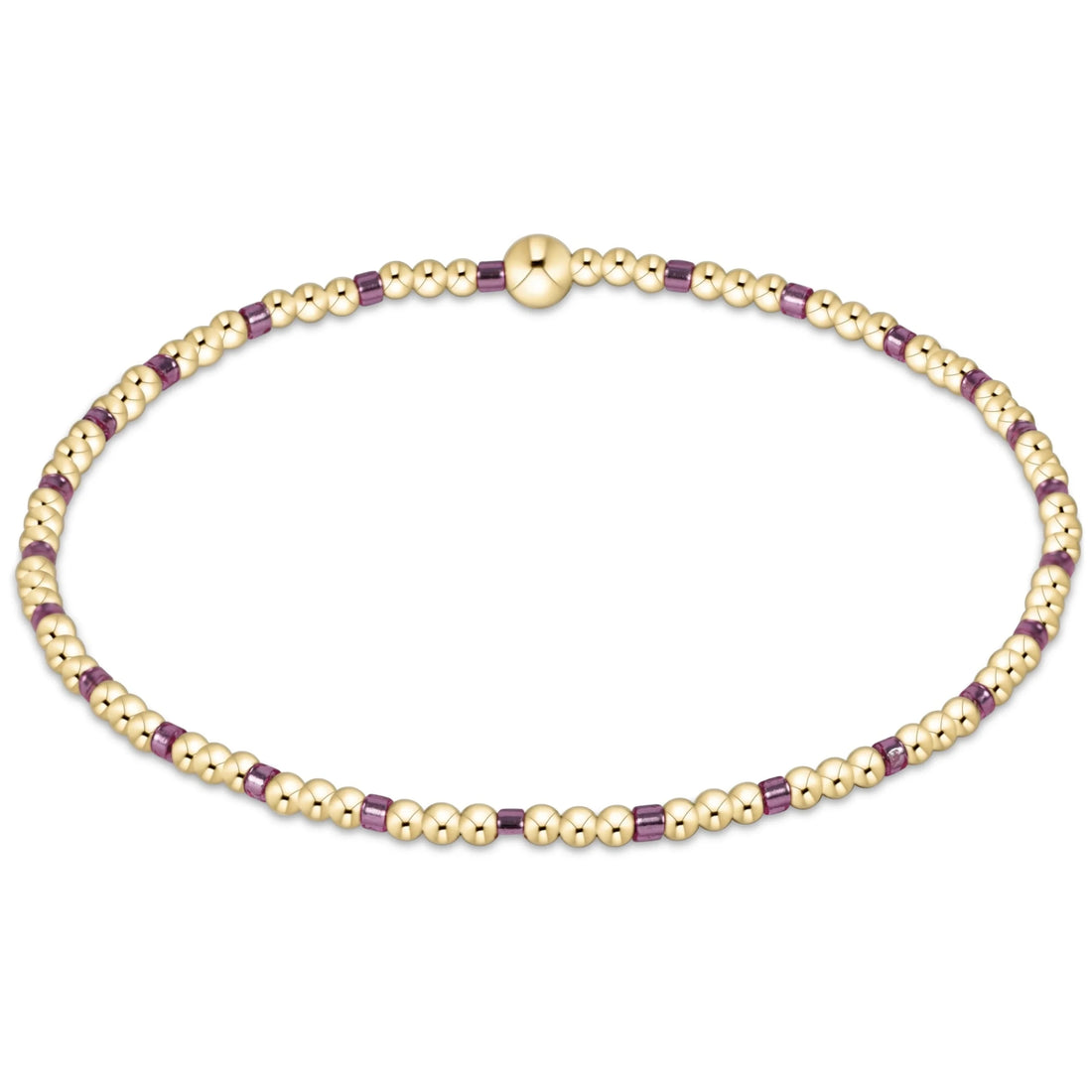 Enewton Hope Sincerity Pattern 2mm Bead Bracelet- Pink Metallic JEWELRY ENEWTON