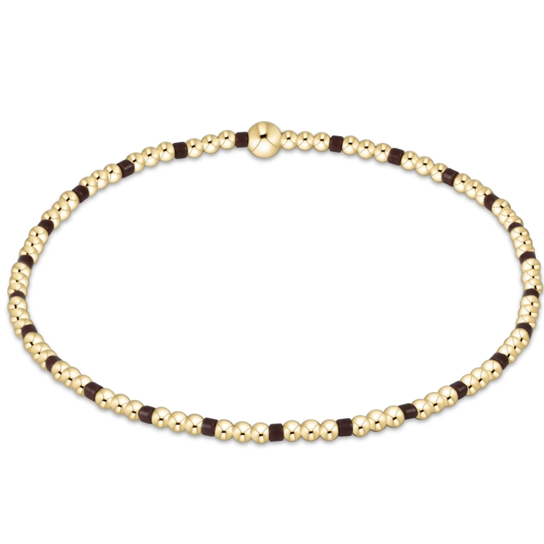 Enewton Hope Sincerity Pattern 2mm Bead Bracelet- Chocolate JEWELRY ENEWTON
