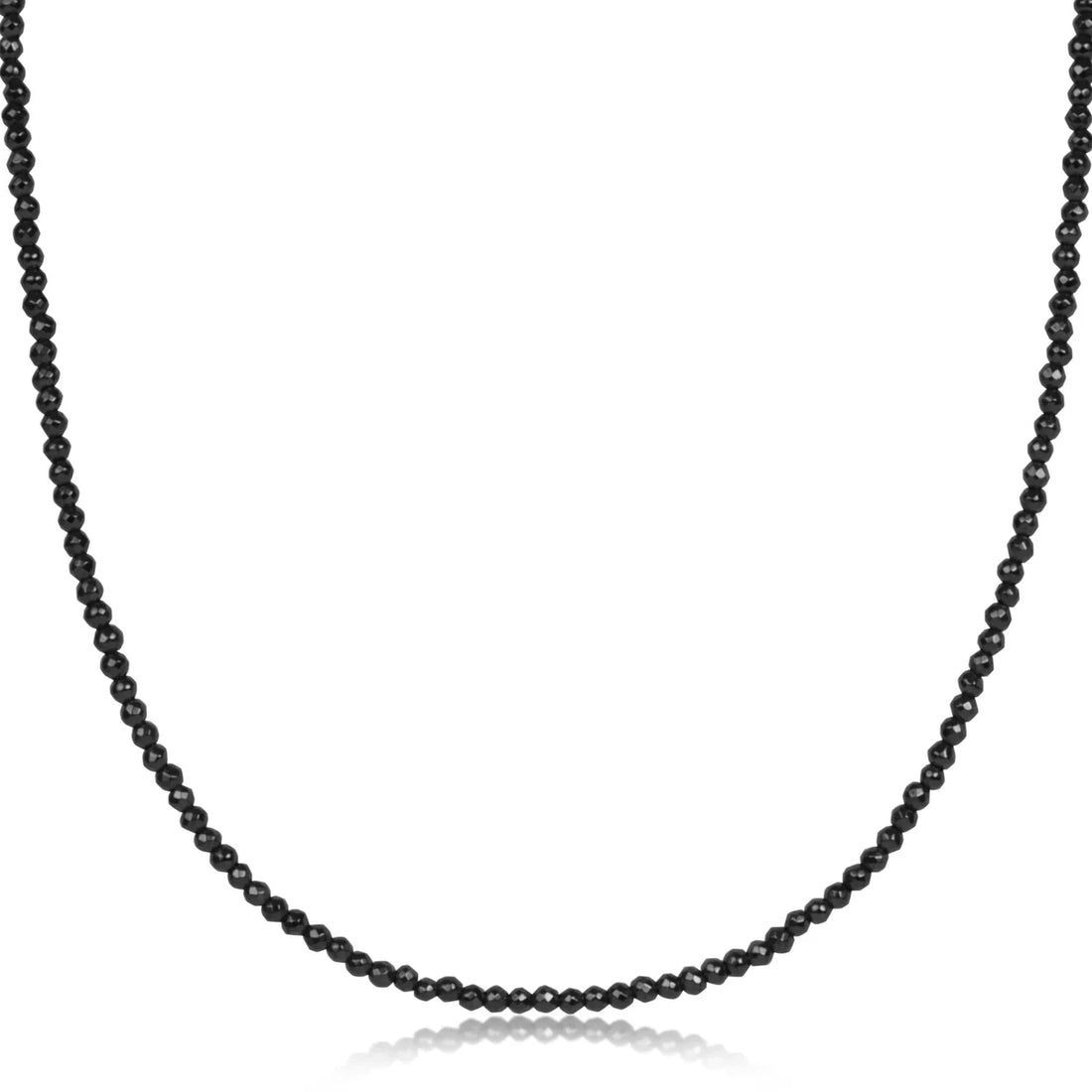 Enewton 17" Chocker Faceted Hematite 2mm Beaded Necklace JEWELRY ENEWTON