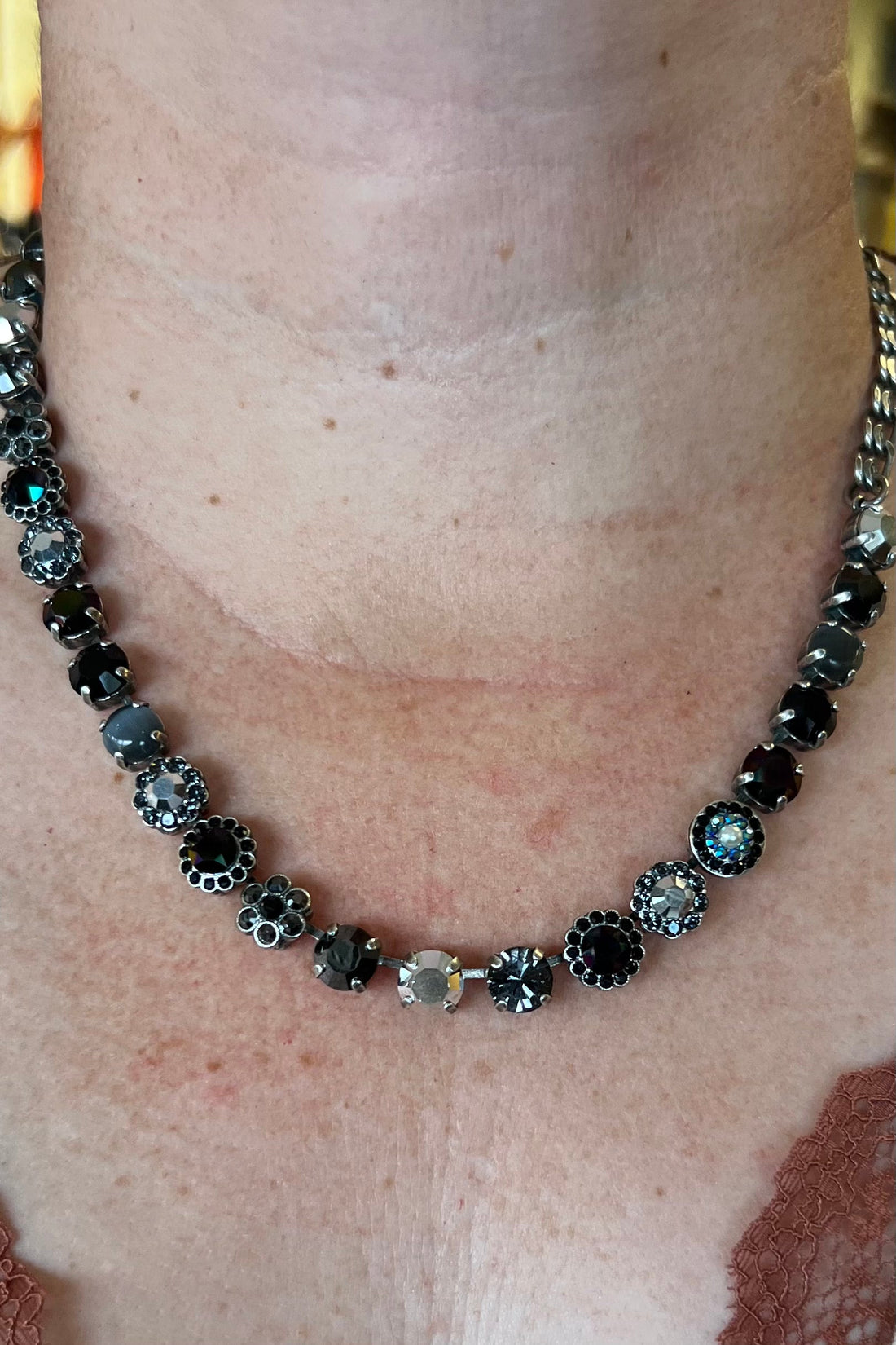 Must-Have Rosette Necklace in Rocky Road BETTERBRANDJEWELRY Mariana