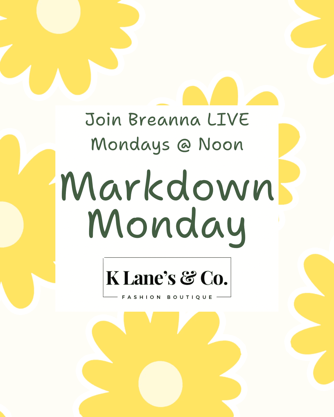 Markdown Monday