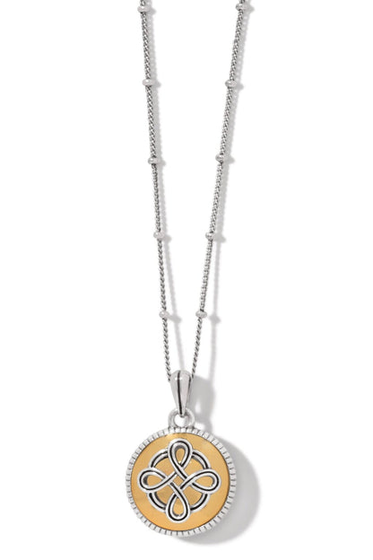 Interlok Noir Reversible Necklace BJEWELRY Brighton Collectables 