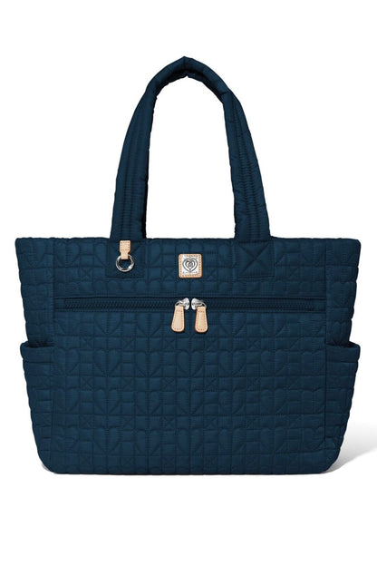 Navy Amara Large Tote BHANDBAGS Brighton Collectables 